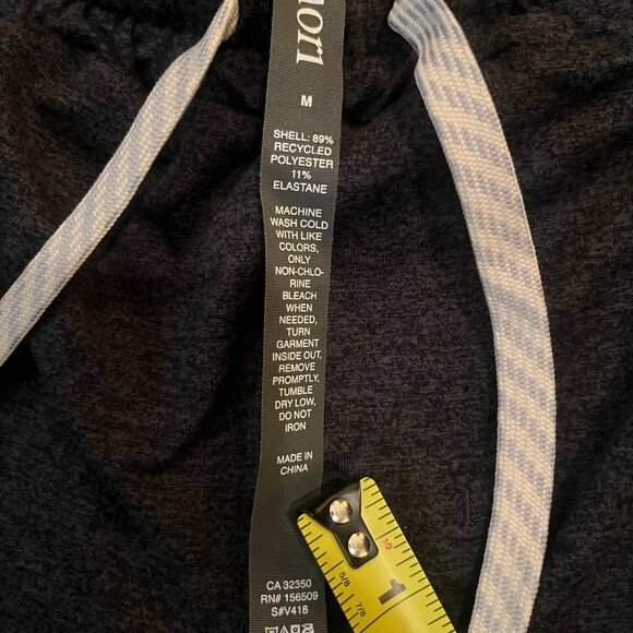 🔥 Vuori Men's Joggers Size M Black Heather Athletic Performance Pants ✨ - Picture 8 of 8